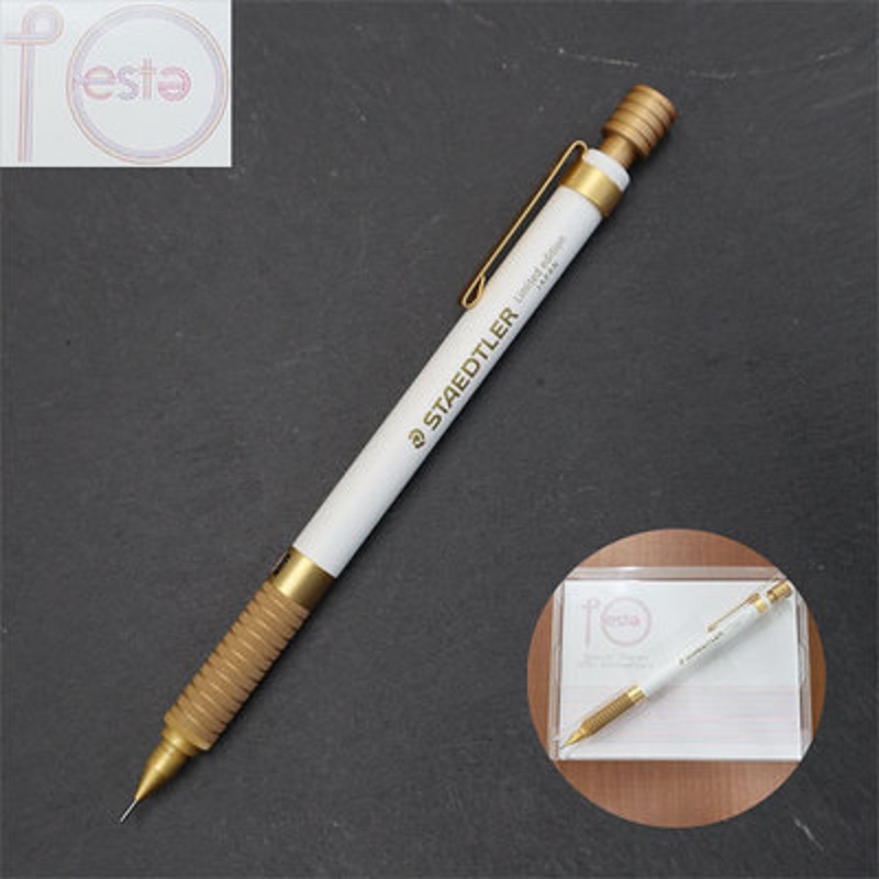 STAEDTLER West Japan oeste 10th Anniversary Limited 925 Metal Mechanical Pencil White And Gold 1Pcs/lot